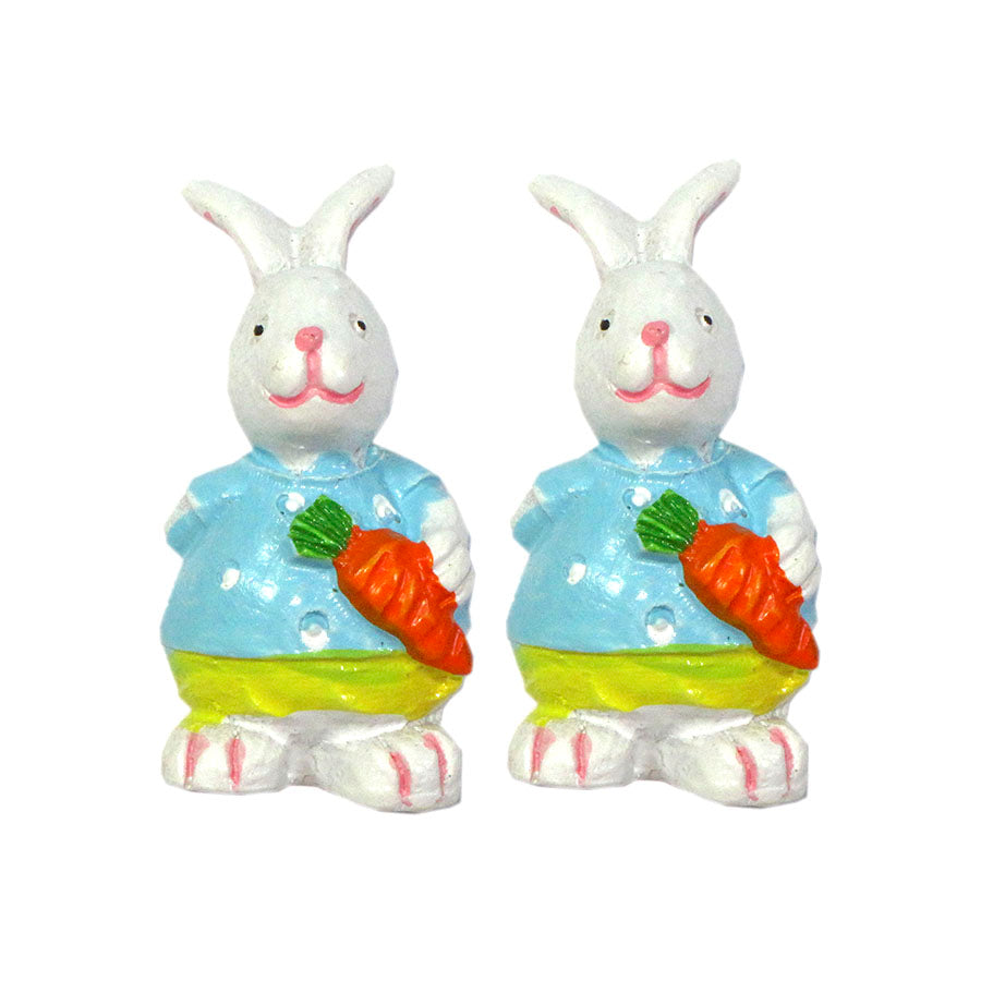 double easter bunny in pijamas silicone mold - fondant mold cake cupcake decoration chocolate baking mold
