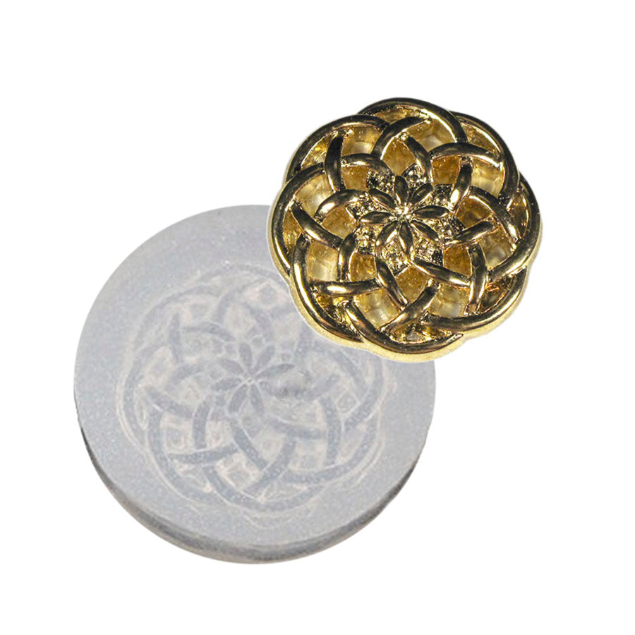 jewel button silicone mold