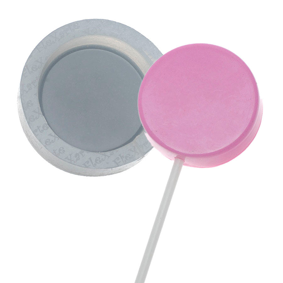 round lollipop  ø 1.69" silicone mold