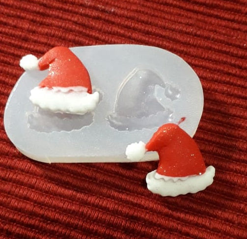christmas santa hat silicone mold