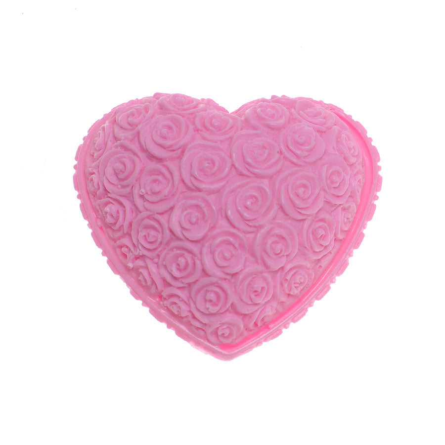 roses in heart (s) cookie silicone mold