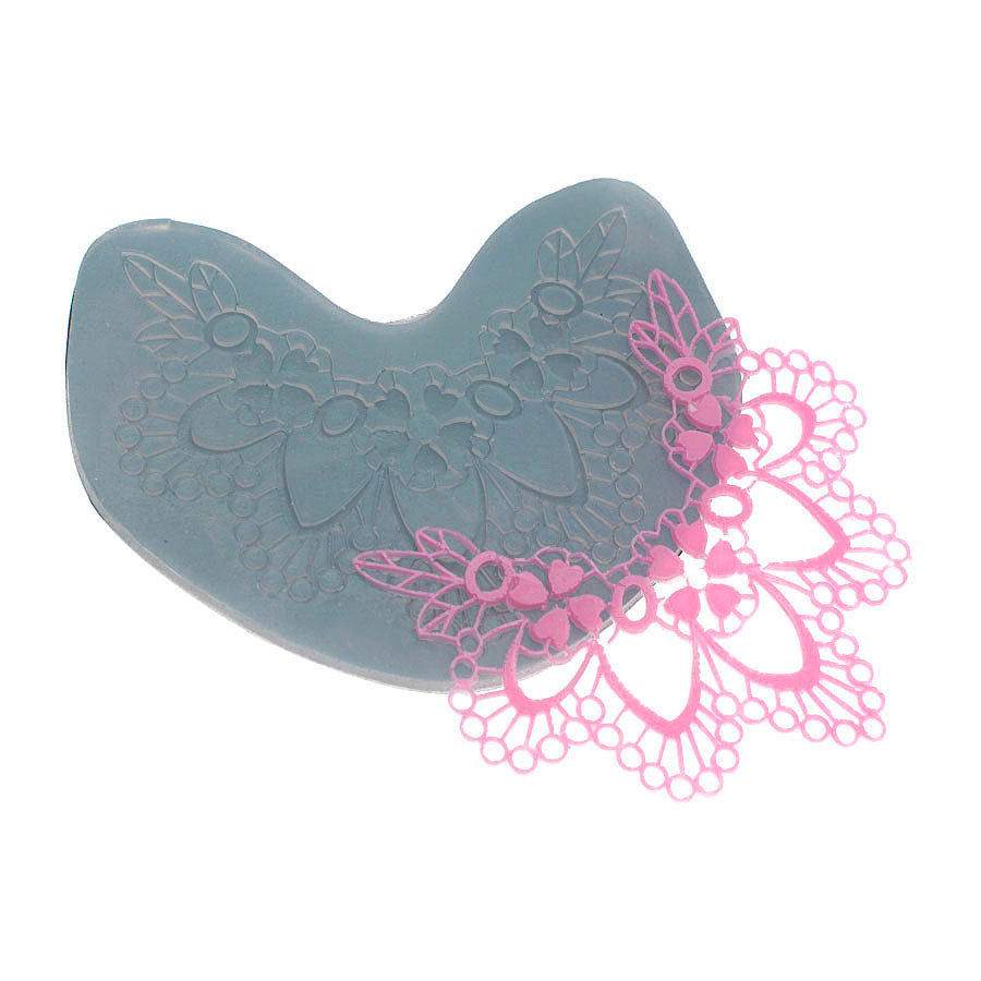 lace maxi necklace silicone mold