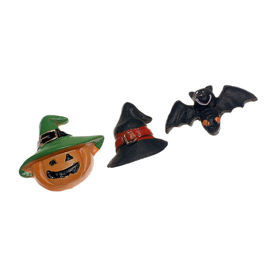 halloween set: bat hat pumpkin silicone mold