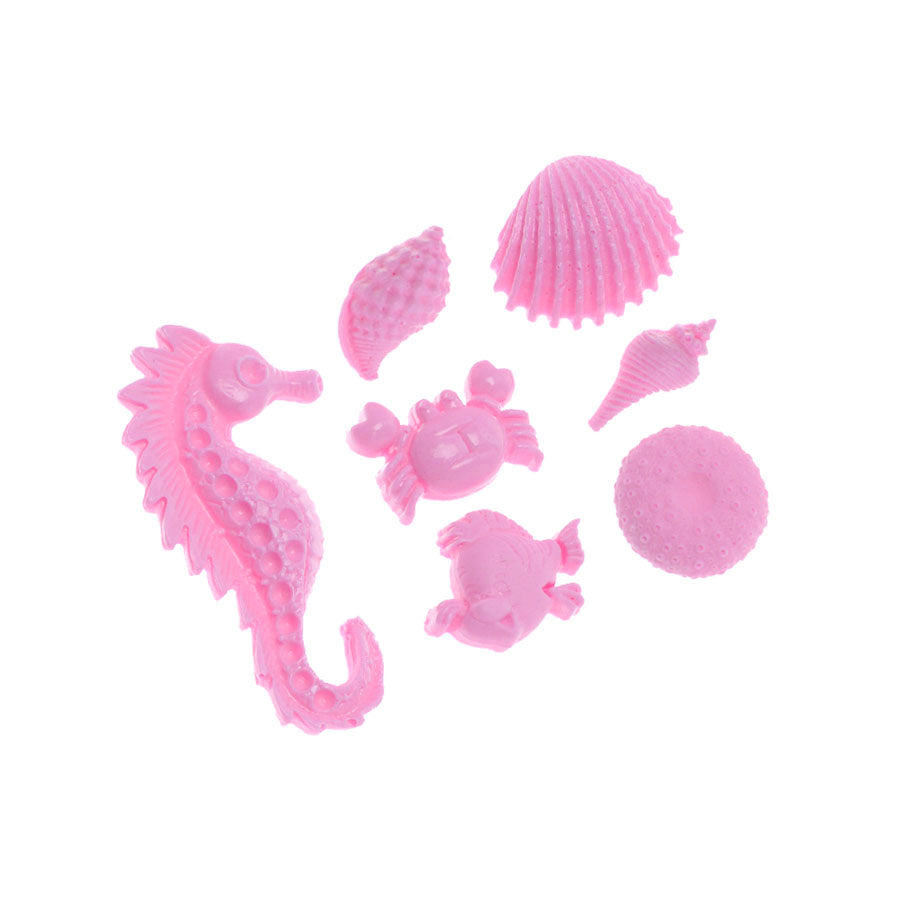 hedgehog shell seahorse crab fish silicone mold