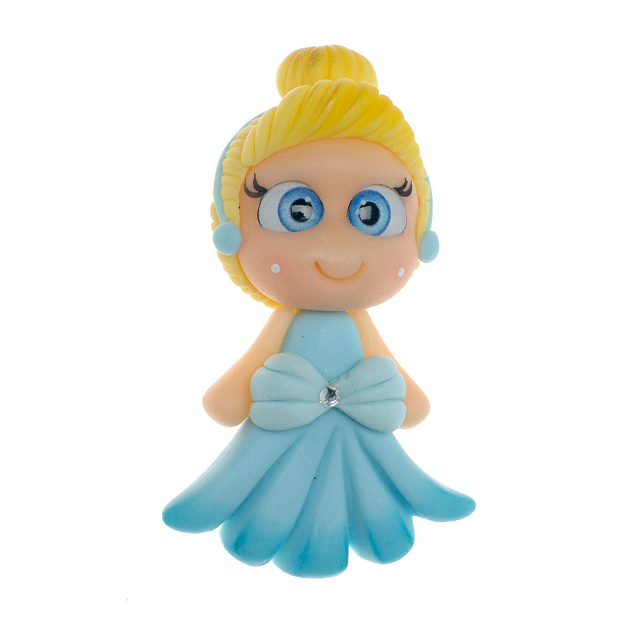 blue princess doll keisha silicone mold