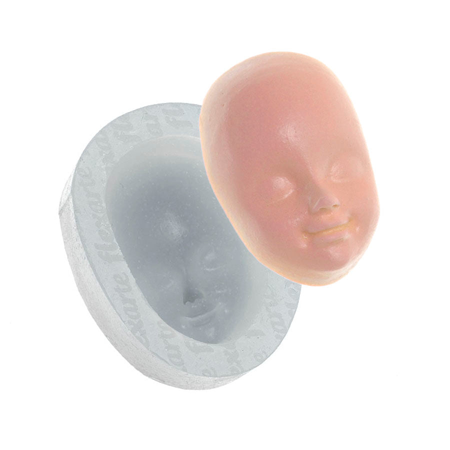 small face silicone mold for modeling - sugar art