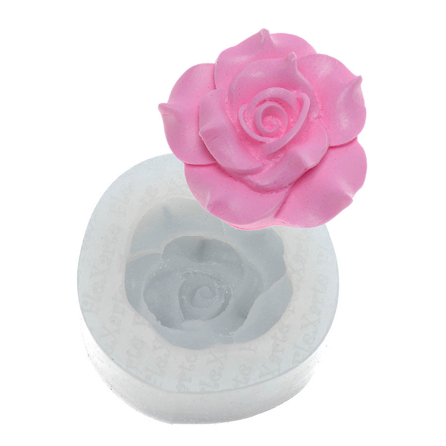 3D Rose Silicone Mold Flower Shape Soap Mould Baking Chocolate