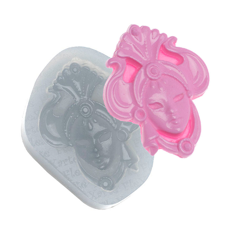 decorative mask silicone mold