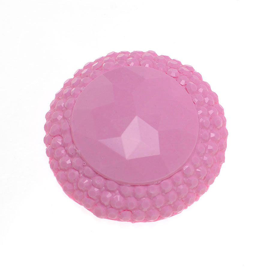 medium round gem jewel silicone mold