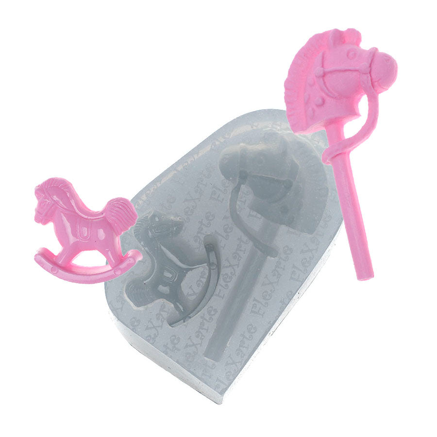 hobby horse and rocking horse silicone mold