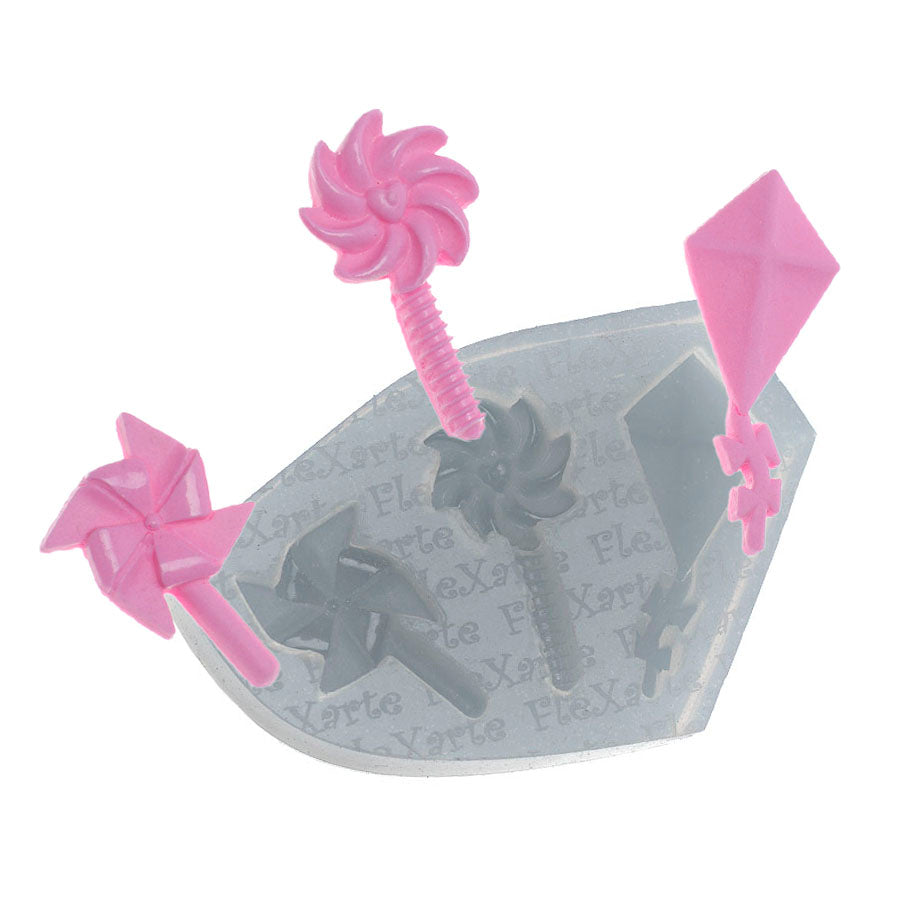 wind vane + kite silicone mold set