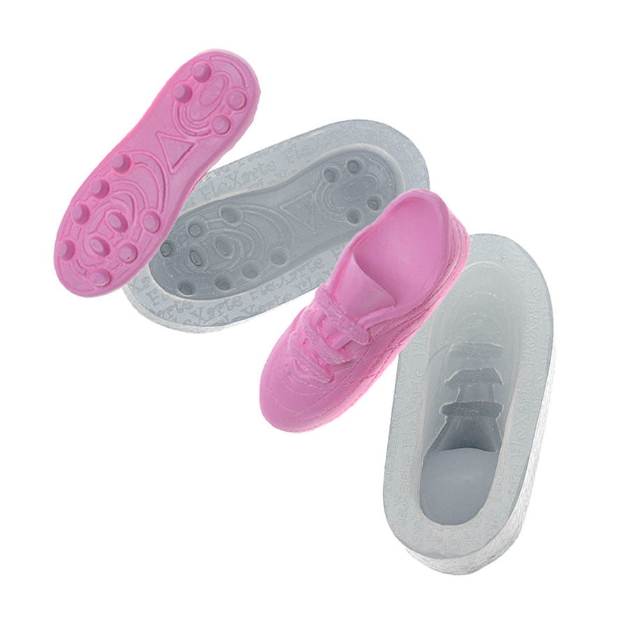 soccer shoes cleats 3d and shoe sole silicone mold