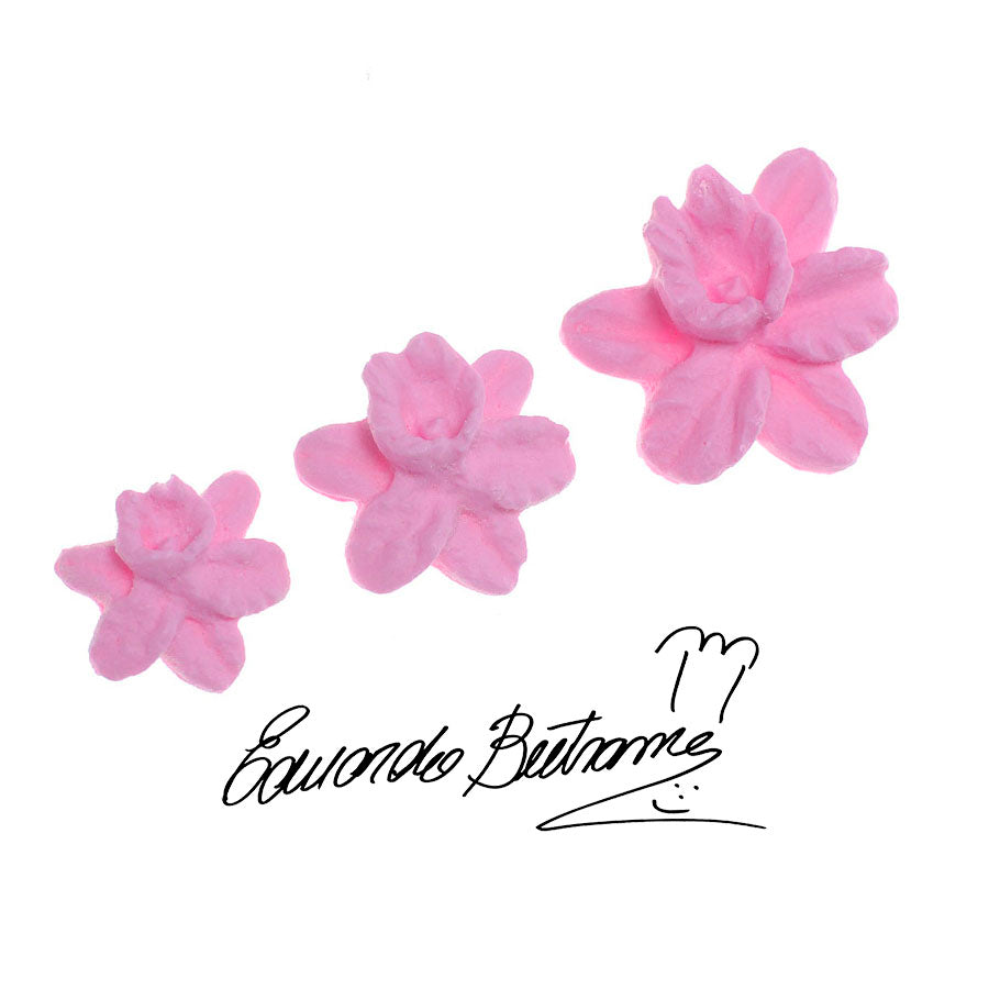 trio of mini orchids silicone mold spring mold
