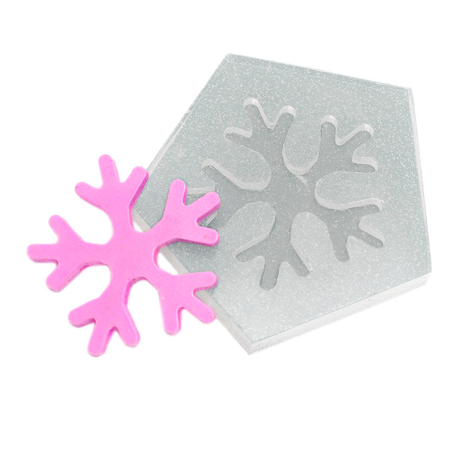 snowflake winter frozen silicone mold