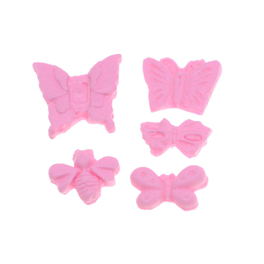 butterflies set 5-cavity silicone mold