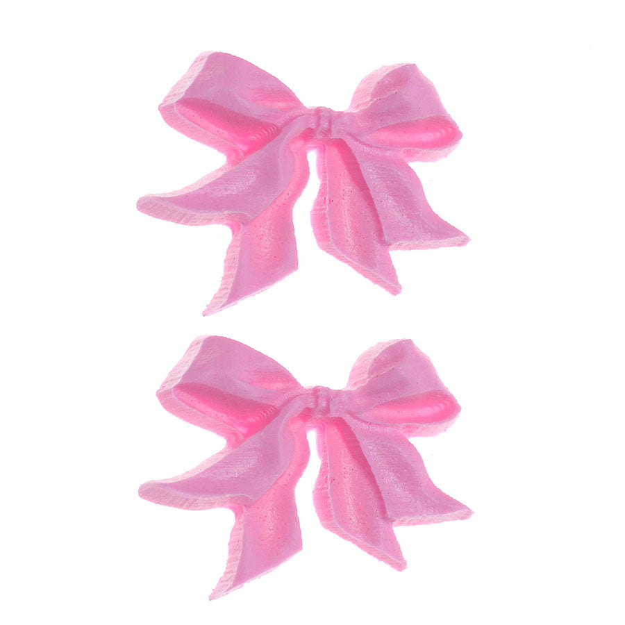double ribbon bow riley silicone mold