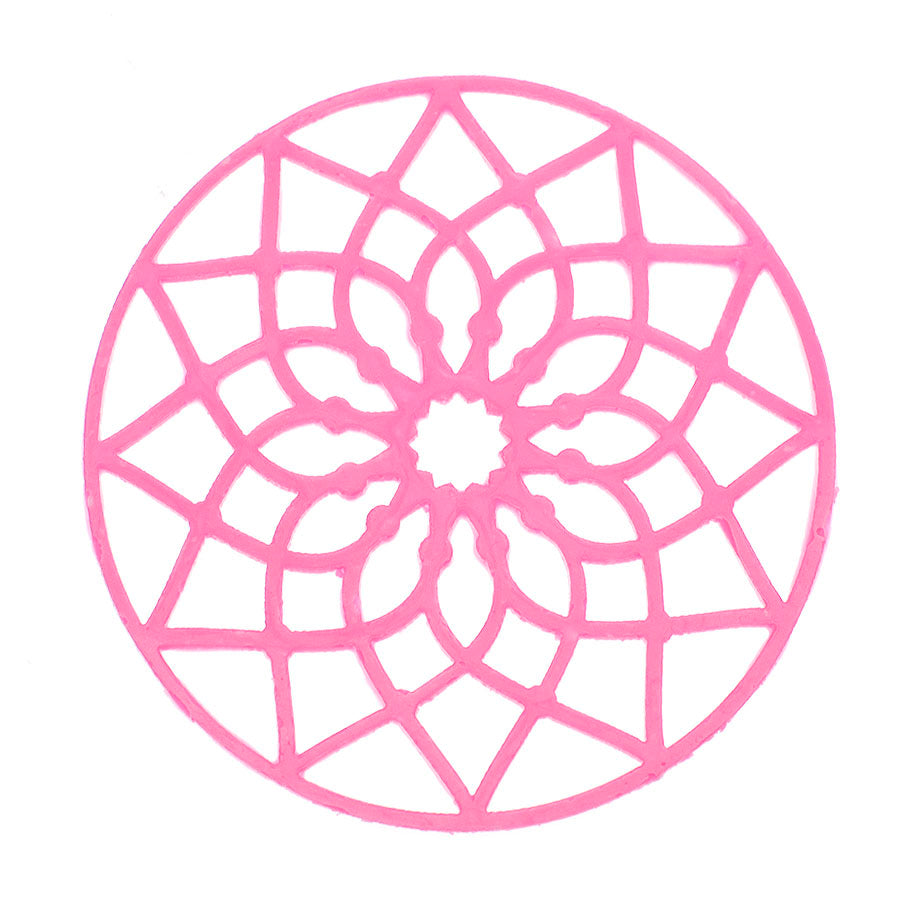 round lace mandala silicone mold