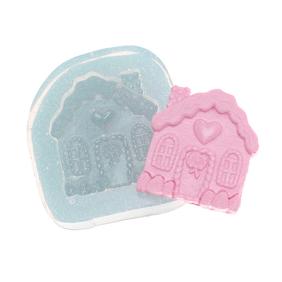 gingerbread house candy silicone mold