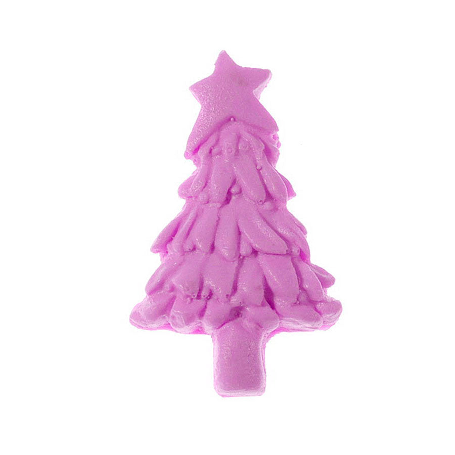 christmas tree with star on top silicone mold