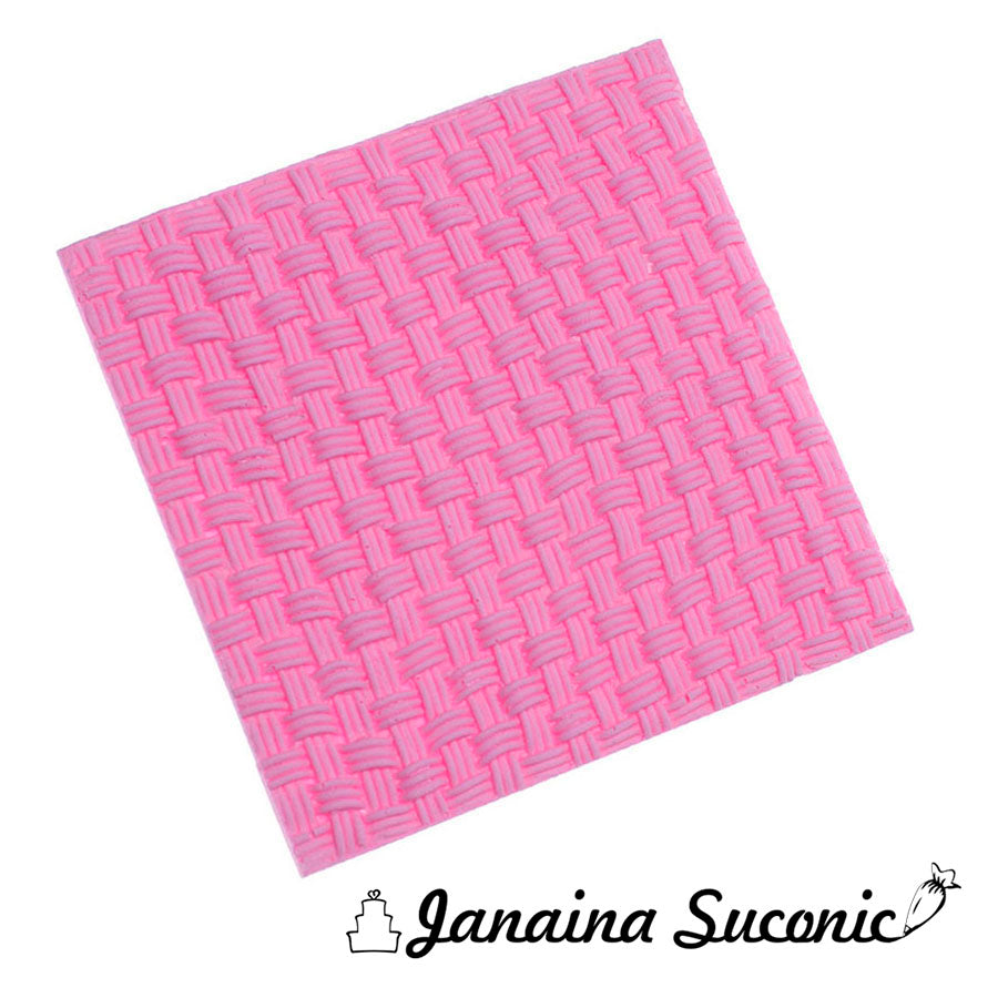 braided knitting cake texture sheet silicone mold