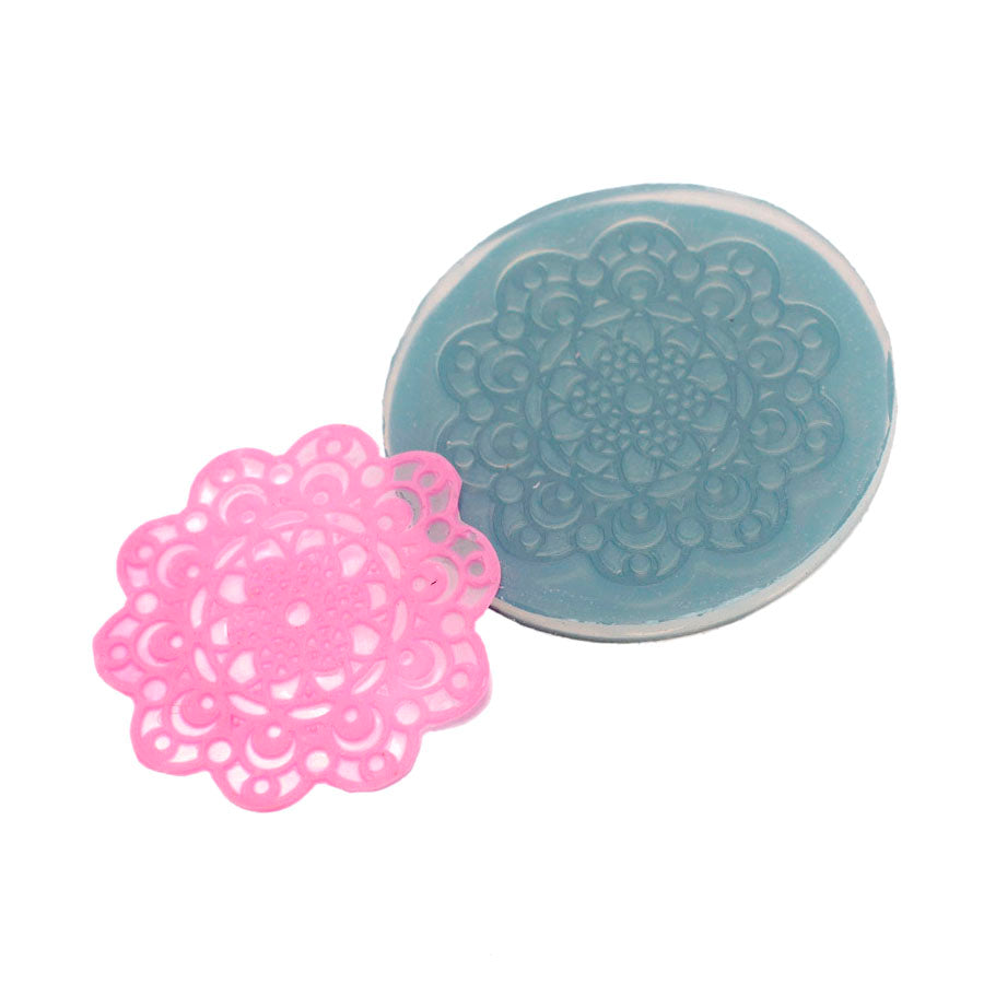small sugar lace silicone mold