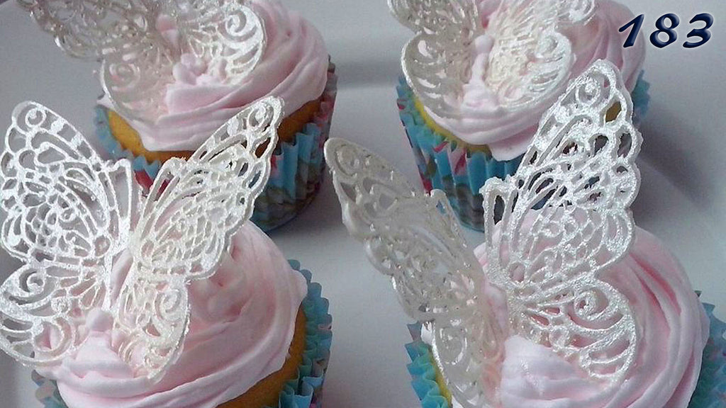 butterfly lace 2 wings silicone mold