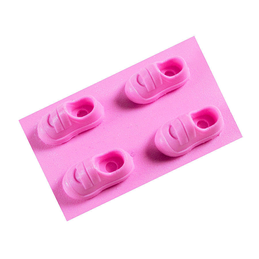 little shoes 4-cavity silicone mold