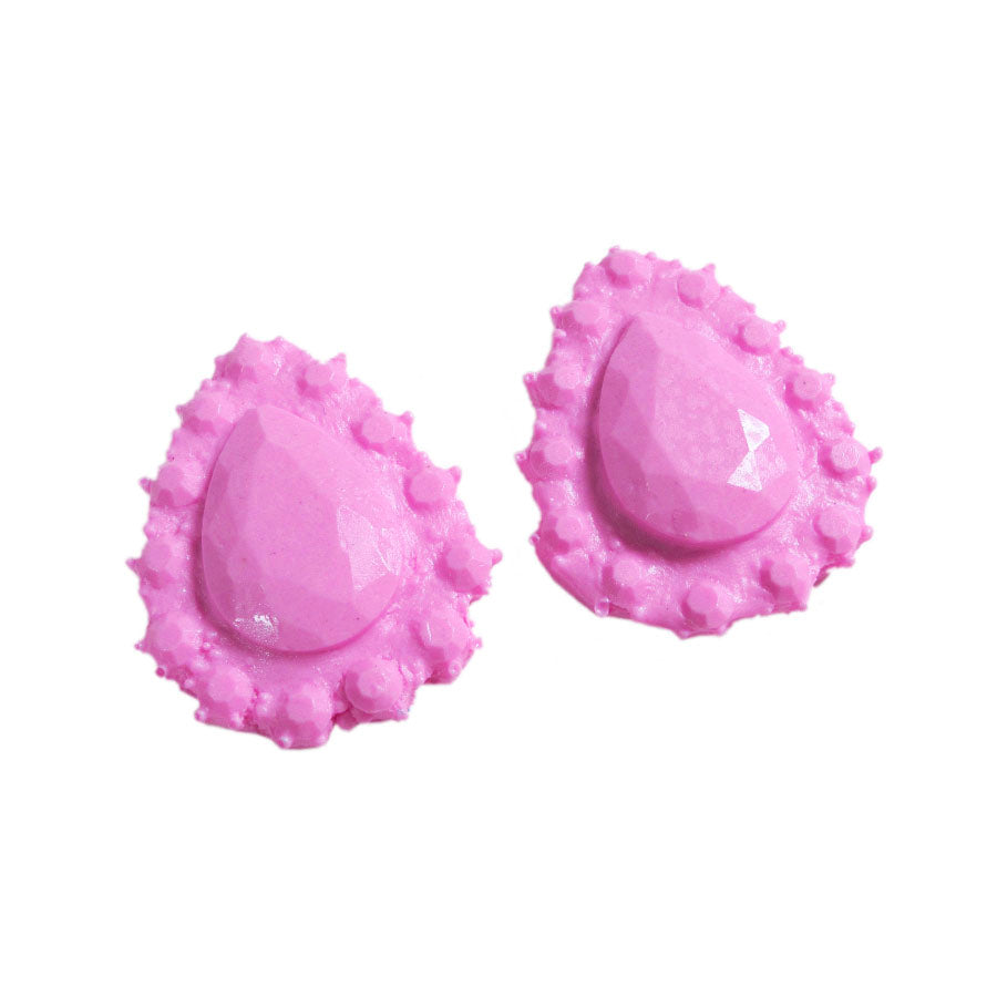 queen jewel diamond gem brooch silicone mold