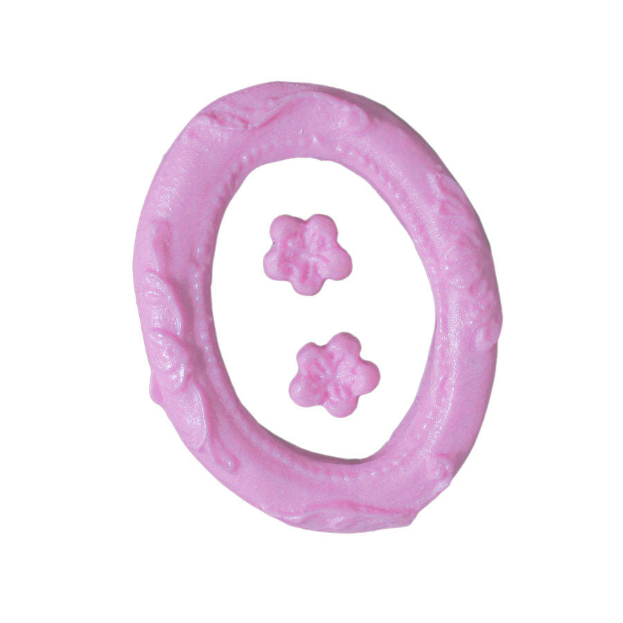 oval frame photo mirror (s) silicone mold