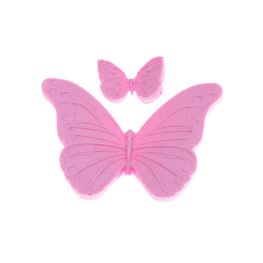 small and big butterflies silicone mold - fondant mold cake cupcake decoration chocolate baking mold