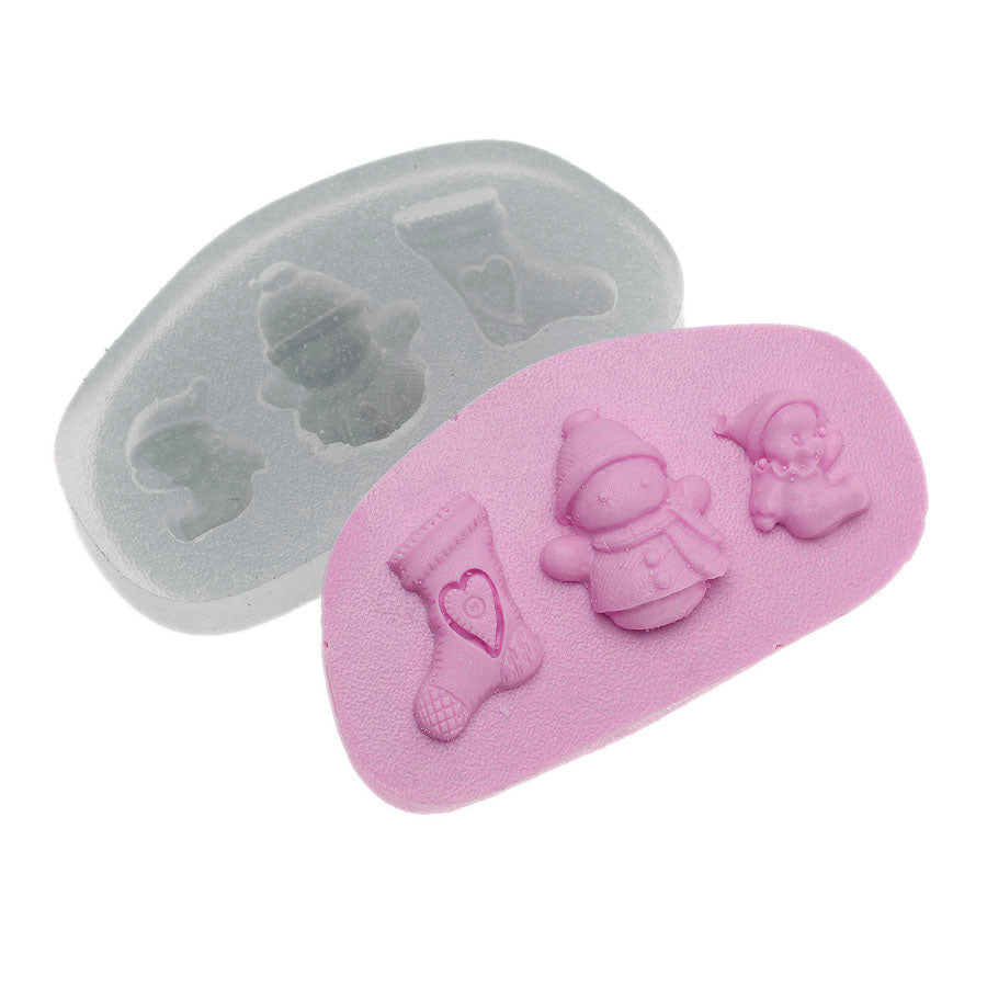 mixed christmas set silicone mold