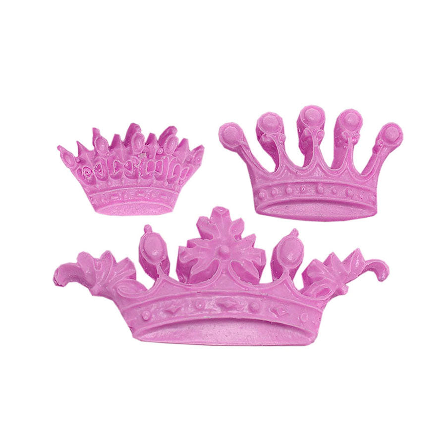 multi royal crowns silicone mold