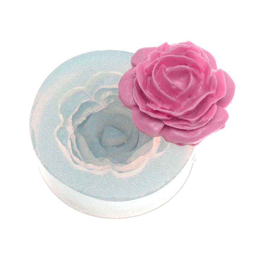 small 3d bloom rose flower shape silicone mold