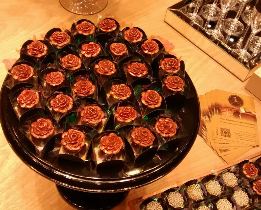 small 3d bloom rose flower shape silicone mold