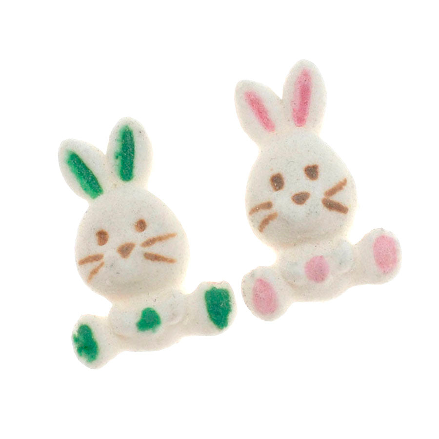 2 cavity mini easter bunnies silicone mold bunny moud