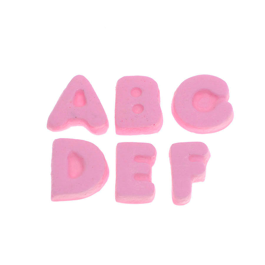 alphabet letters - small - silicone mold