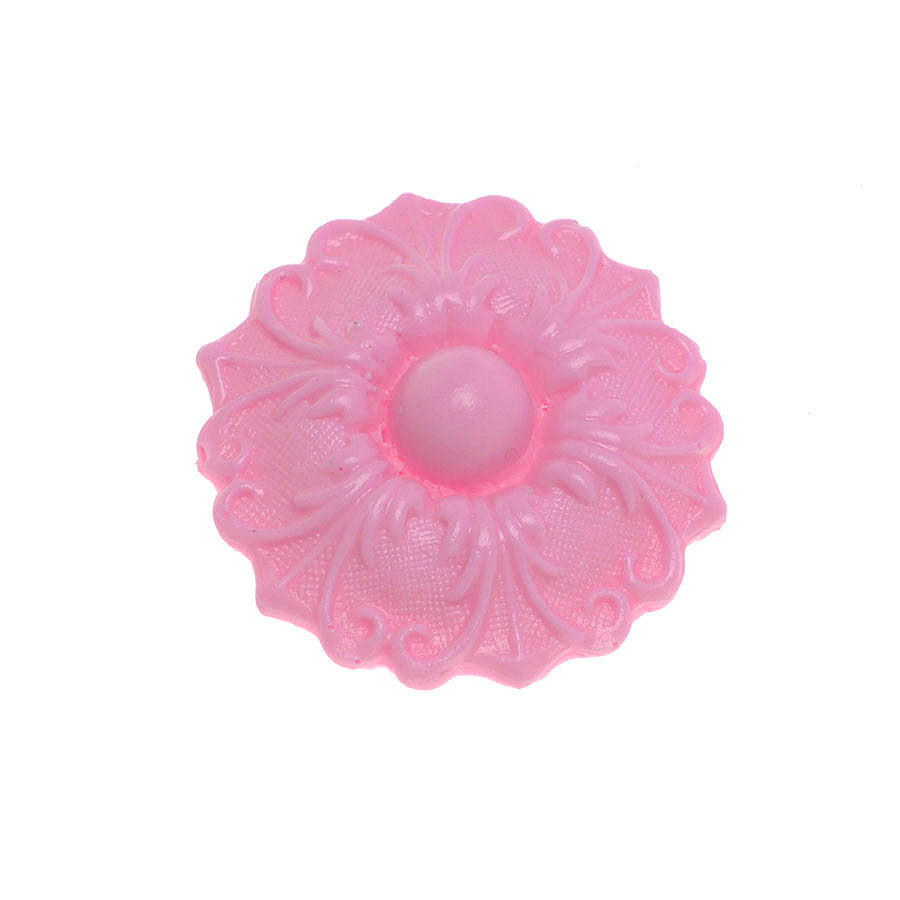 small round button brooch silicone mold