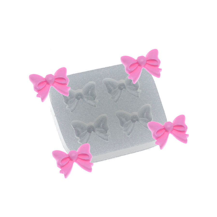 mini biskra bows 4-cavity chocolate silicone mold