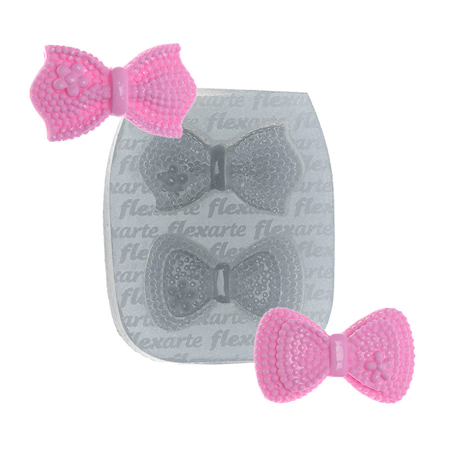 charlotte fancy bow (m) silicone mold