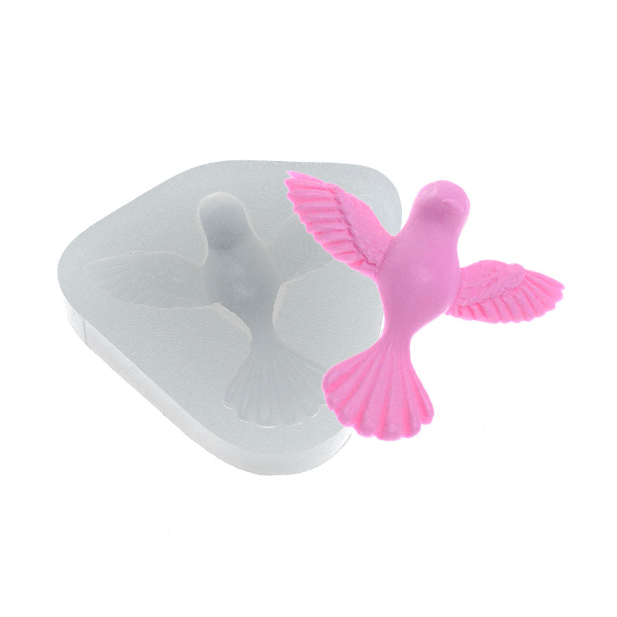 large holy spirit white dove silicone mold