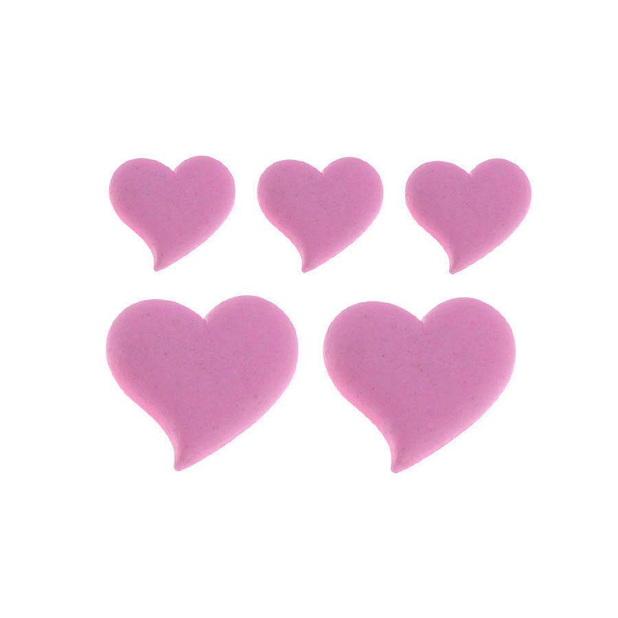 heart buttons silicone mold
