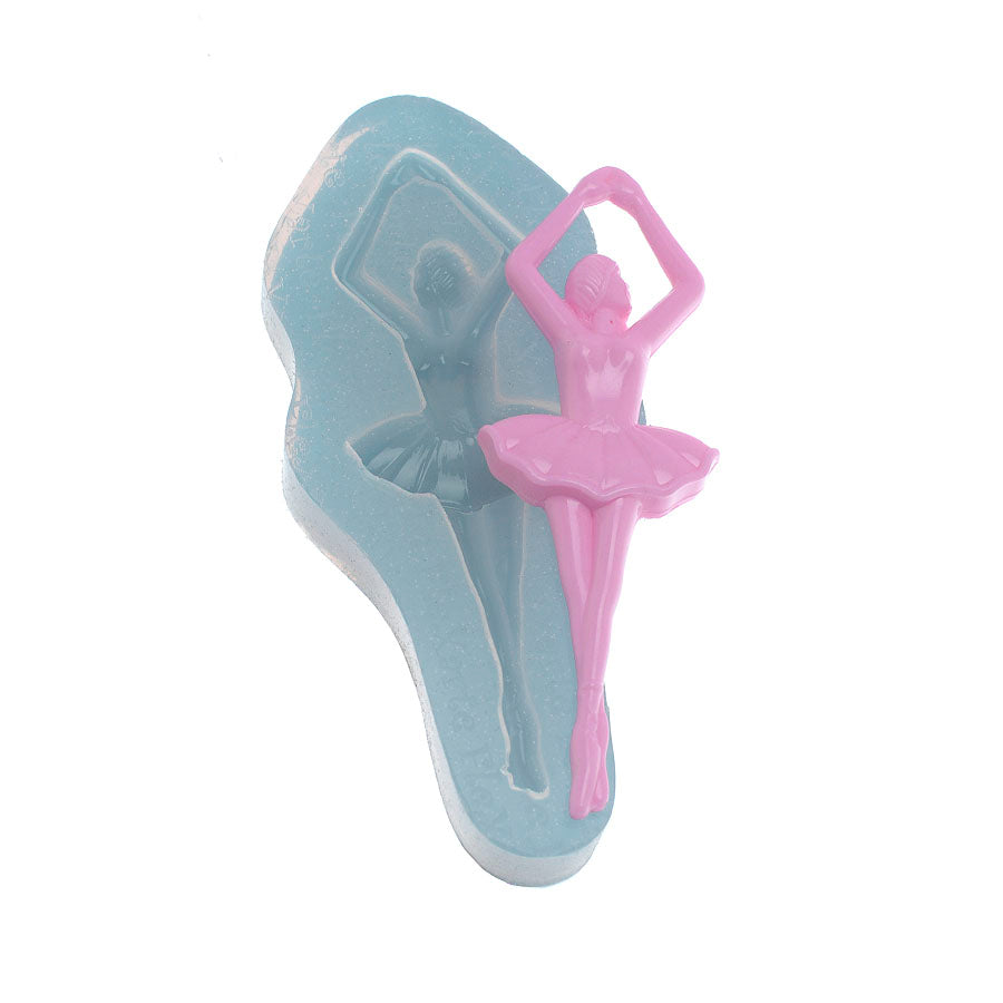 Ballerina Silicone Mold Ballet dancer mold Cake Topper Cupcake