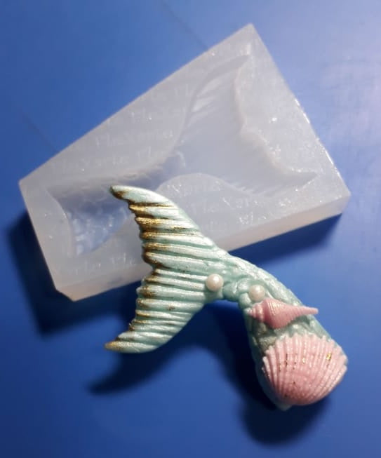mermaid tail silicone mold