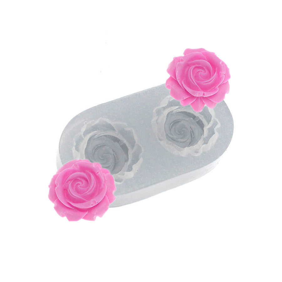 small roses bud flowers silicone mold