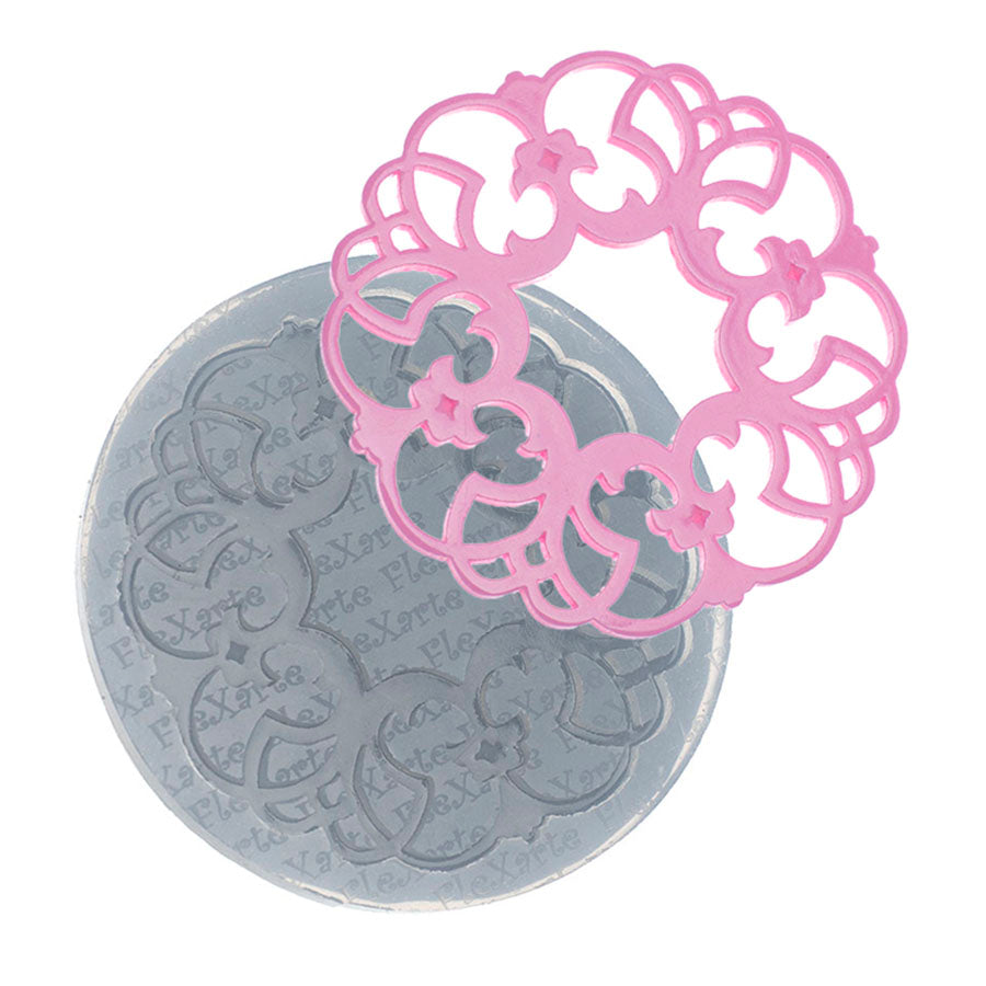 round hole lace silicone mold