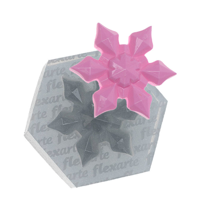 winter frost snowflake christmas silicone mold