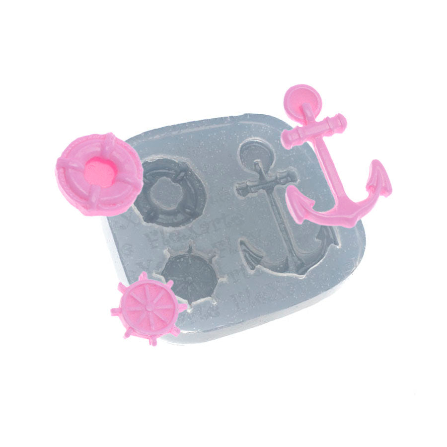 Nautical fondant mold top