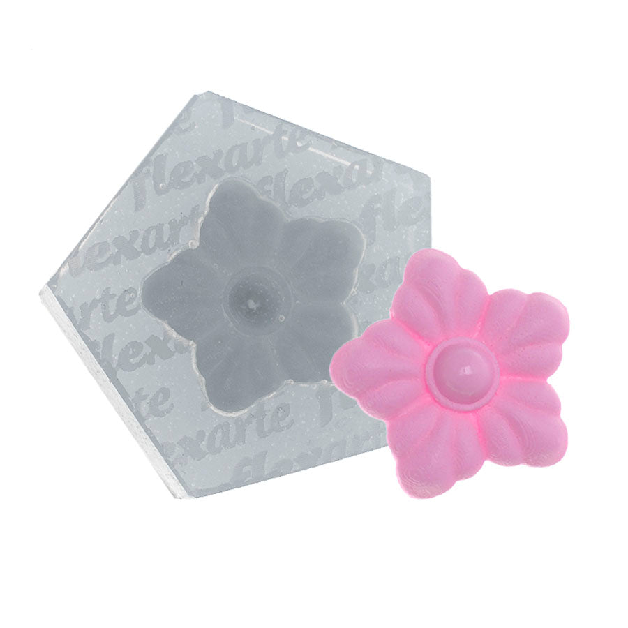 small flower brooch silicone mold