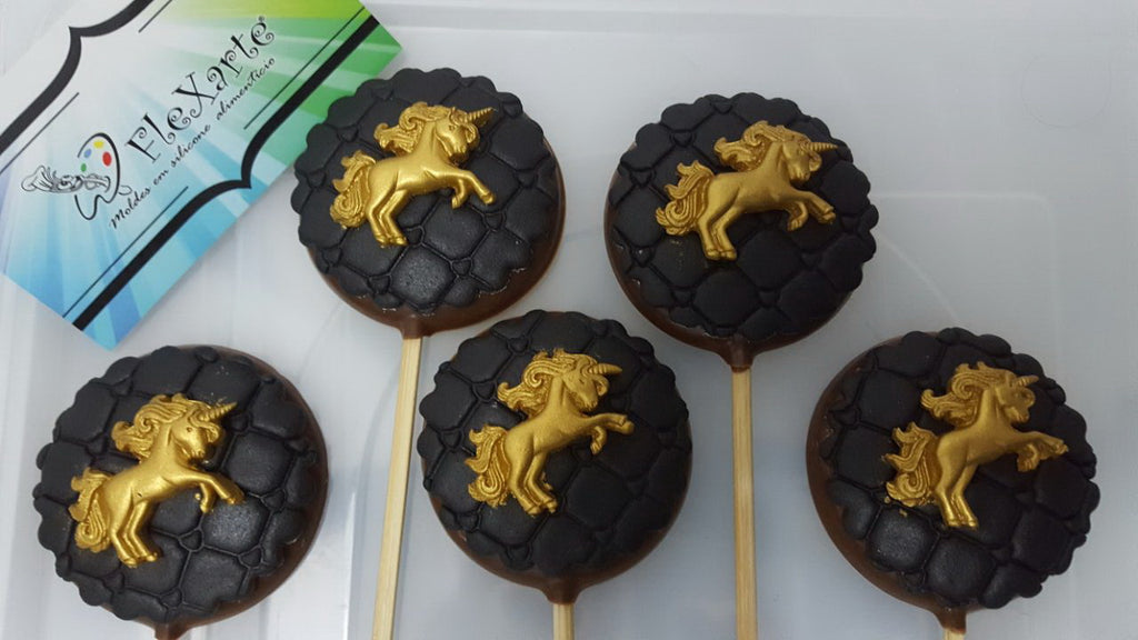 mini unicorns silicone mold