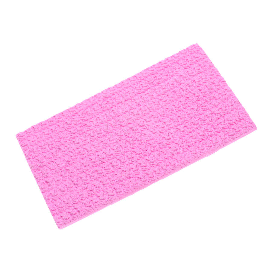 crochet fabric pattern cake texture sheet - rectangular silicone mold